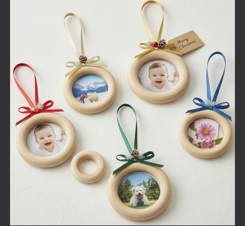 Wooden Craft Ring – Natural Maple for Diy Macrame and Teething Toys