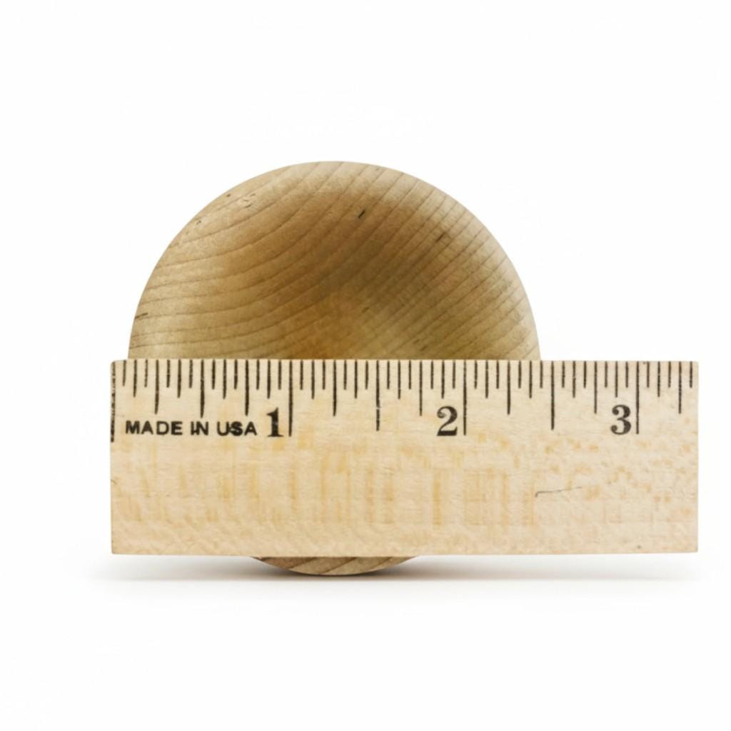 Small Wooden Bowl – Handcrafted Natural Jewelry Dish