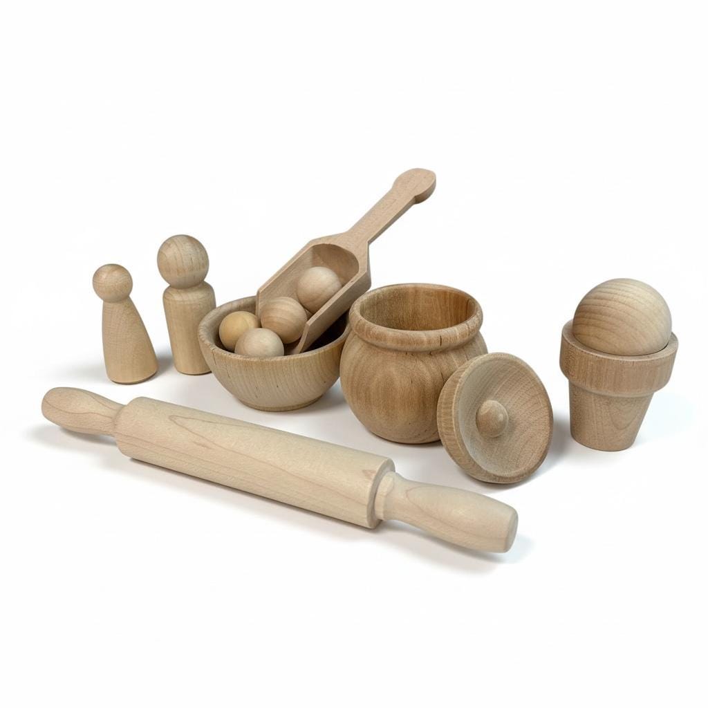 Small Wooden Bowl – Handcrafted Natural Jewelry Dish