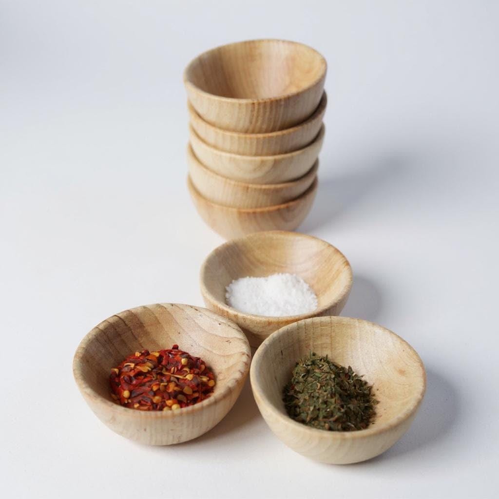 Small Wooden Bowl – Handcrafted Natural Jewelry Dish