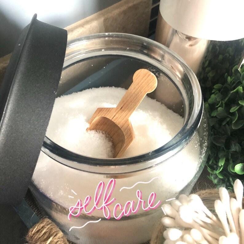 Bath Salt Scoop – Natural Wood Handcrafted Measuring Spoon