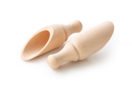 Bath Salt Scoop – Natural Wood Handcrafted Measuring Spoon