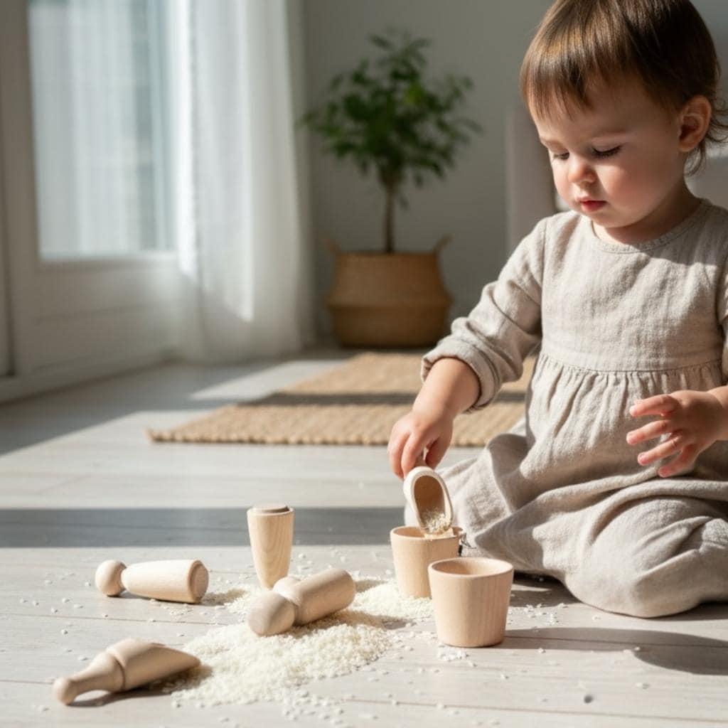 Bath Salt Scoop – Natural Wood Handcrafted Measuring Spoon