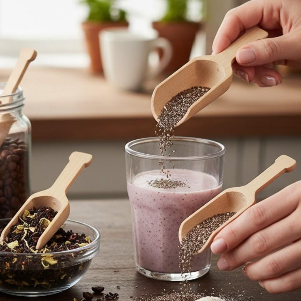 Wooden Wedding Favor – Rustic 4" Scoop Baby Shower Gift