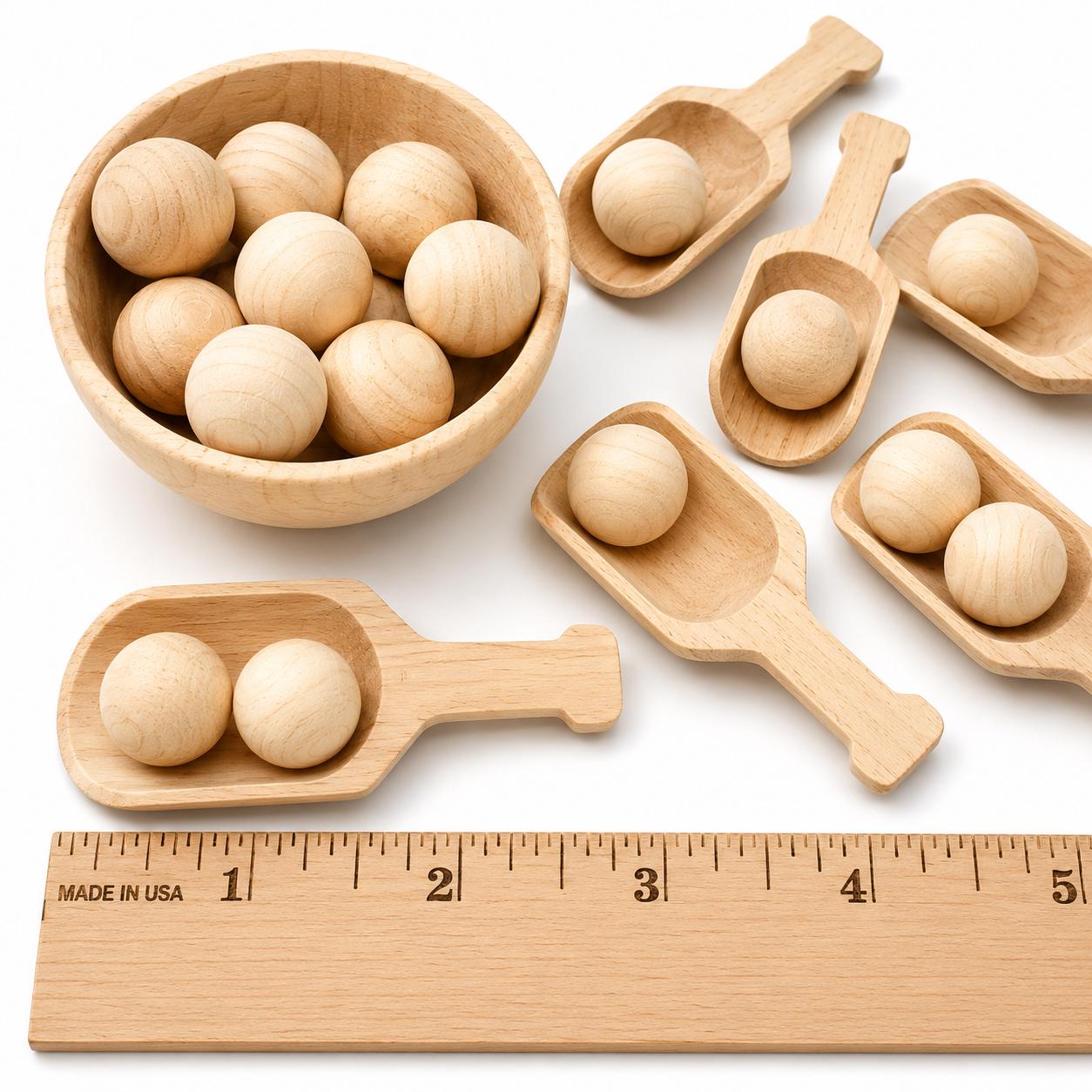 Natural Wood Bath Salt Scoop Handcrafted Measuring Spoon Rustic Kitchen Tool Unfinished Wooden Scoop Small Size Coffee Measure Farmhouse Style Wedding Favor Gift Idea Premium Wood Material Grain Pattern Display Versatile Kitchen Bathroom