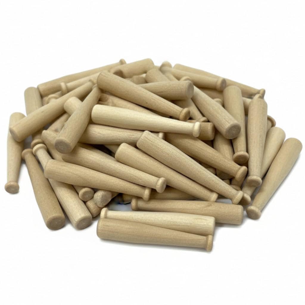 Baseball Team Gift Miniature Wooden Bat Coach Appreciation Present Unfinished Wood Craft Supply Bulk Party Favor Set Natural Maple Wood Baseball Bat Collection Team Souvenir Gift Idea Customizable Coach Thank You Present Small Bat Replica