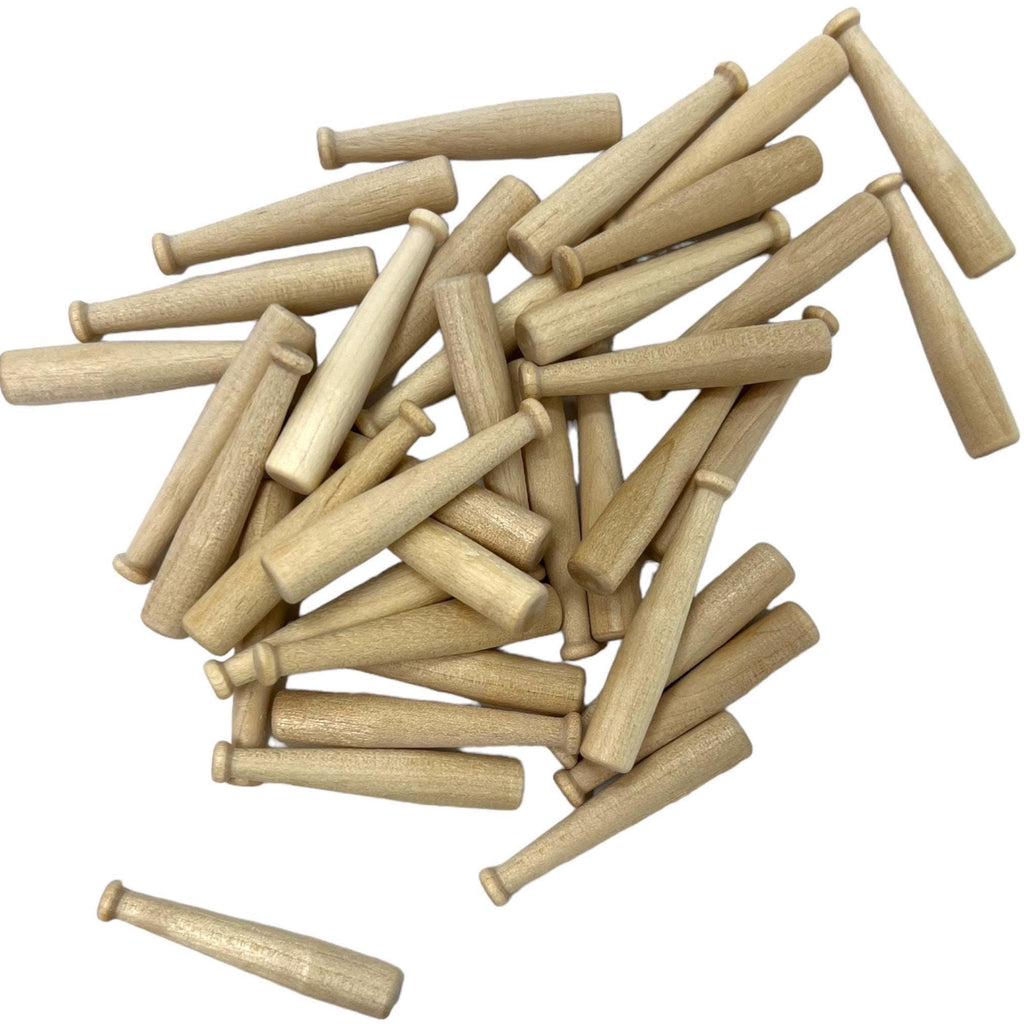 Miniature Baseball Bat – Unfinished Maple Wood Party Favor