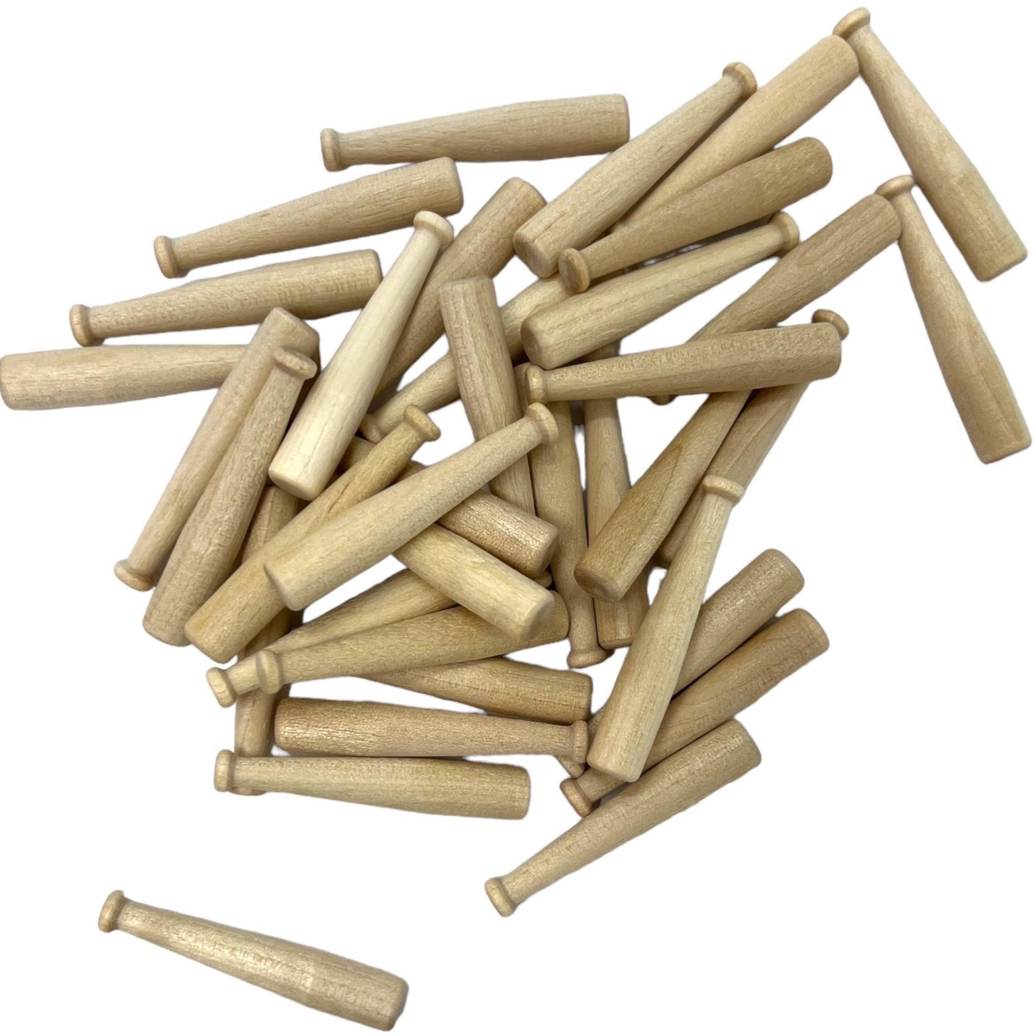 Miniature Baseball Bat – Unfinished Maple Wood Party Favor
