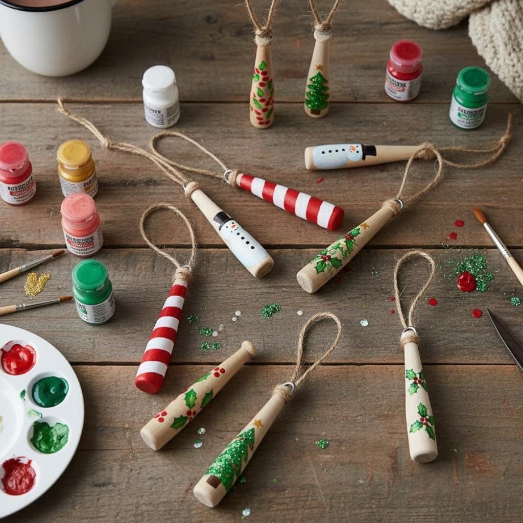 Miniature Baseball Bat – Unfinished Maple Wood Party Favor