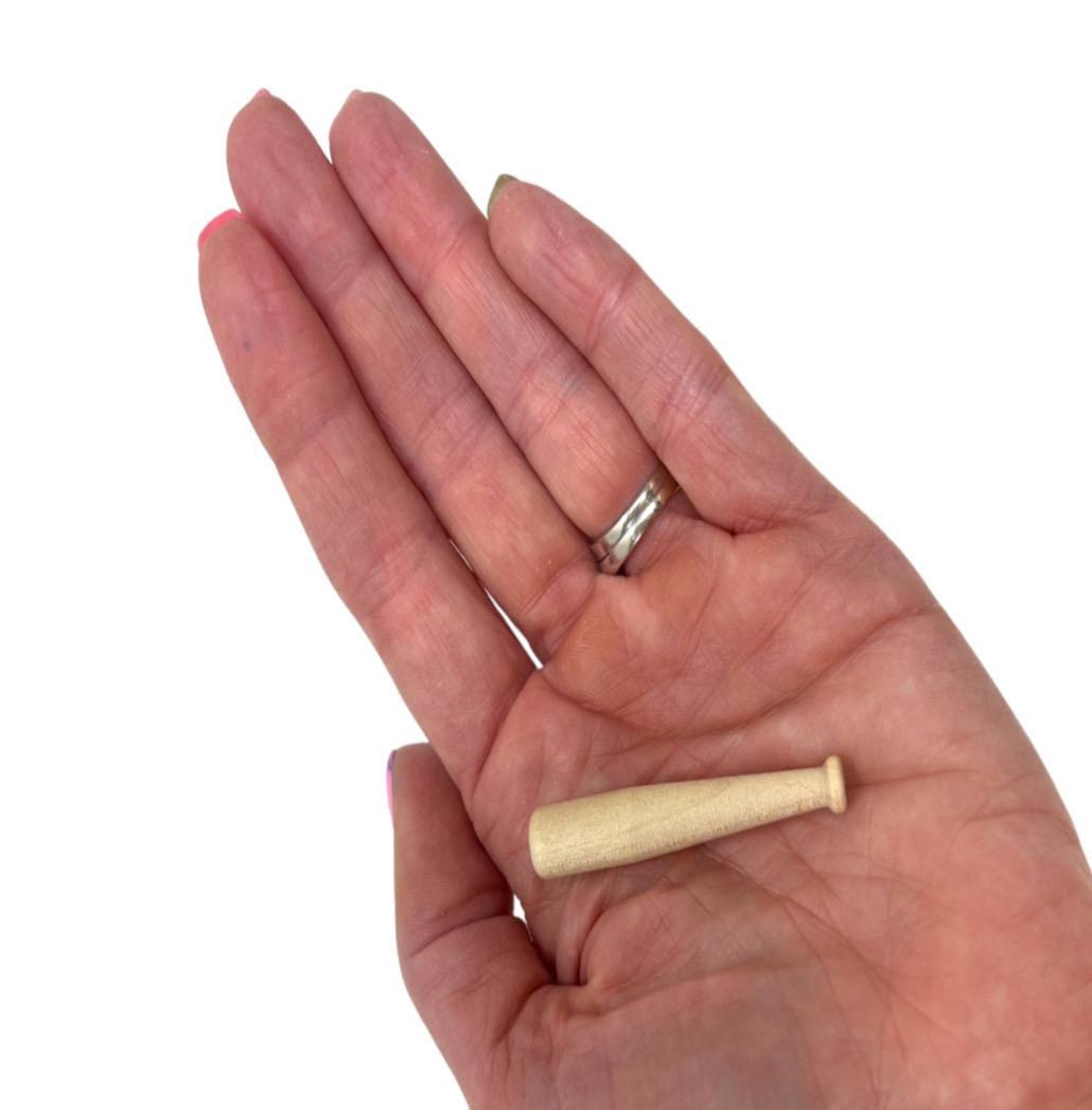 Miniature Baseball Bat – Unfinished Maple Wood Party Favor